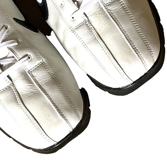 Nike Golf Shoes Sport Performance 307414 White Bicycle Toe 9 Men Removable Spike - Picture 13 of 14